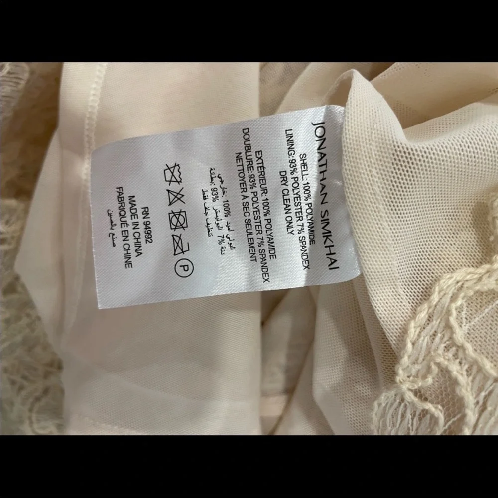 2022 spring Jonathan Simkhai brand new GIGI LACE MINI Dress - Picture 6 of 6